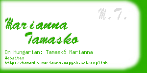 marianna tamasko business card